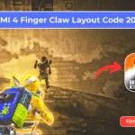 BGMI 4 Finger Claw Layout Code 2023